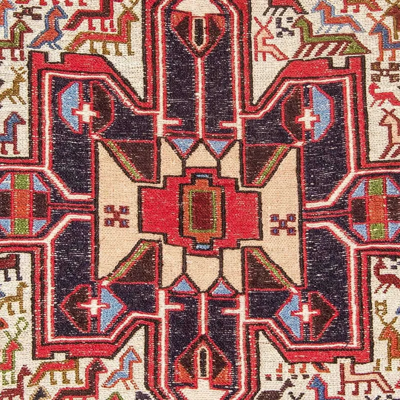 Kelim Seide Teppich 95x99cm - beige