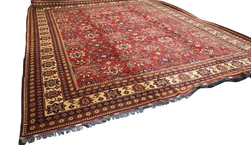 Hatschlu Teppich 401x492cm - Orientteppich - rot