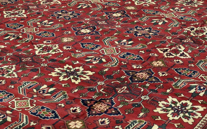 Hatschlu Teppich 401x492cm - Orientteppich - rot