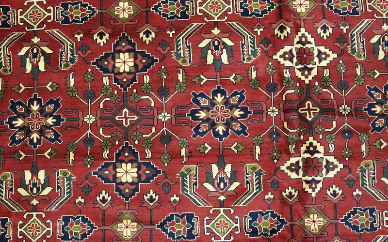 Hatschlu Teppich 401x492cm - Orientteppich - rot