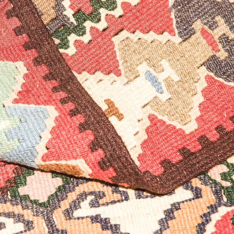 Kelim Teppich Old 119x143cm - beige