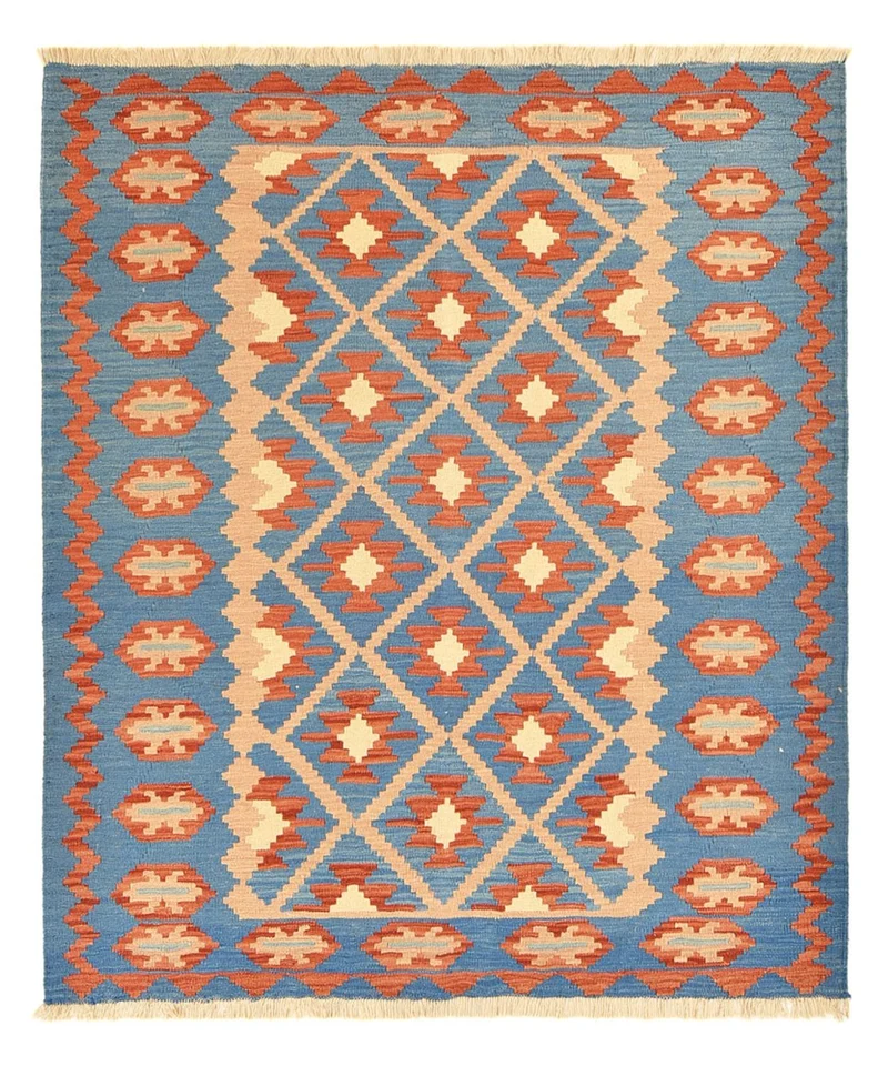 Kelim Fars Teppich 164x193cm - mehrfarbig