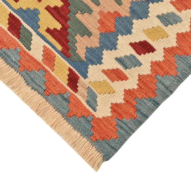 Läufer Kelim - Oriental - 80 x 200 cm - mehrfarbig