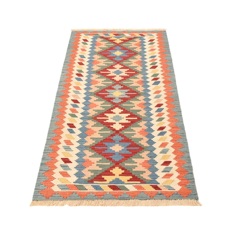 Läufer Kelim - Oriental - 80 x 200 cm - mehrfarbig