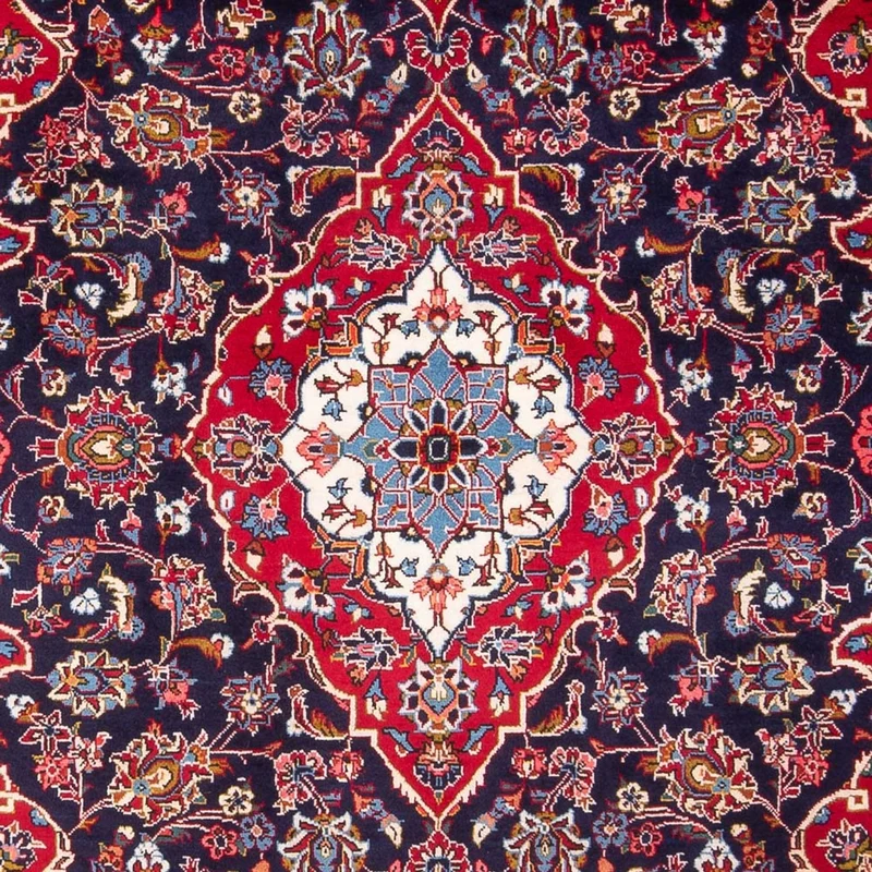 Perserteppich - Keshan - 200 x 300 cm - dunkelblau