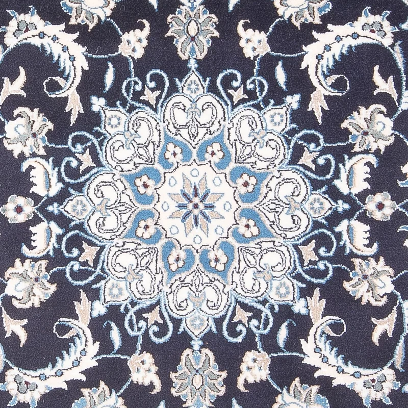 Perserteppich - Nain - 115 x 200 cm - dunkelblau
