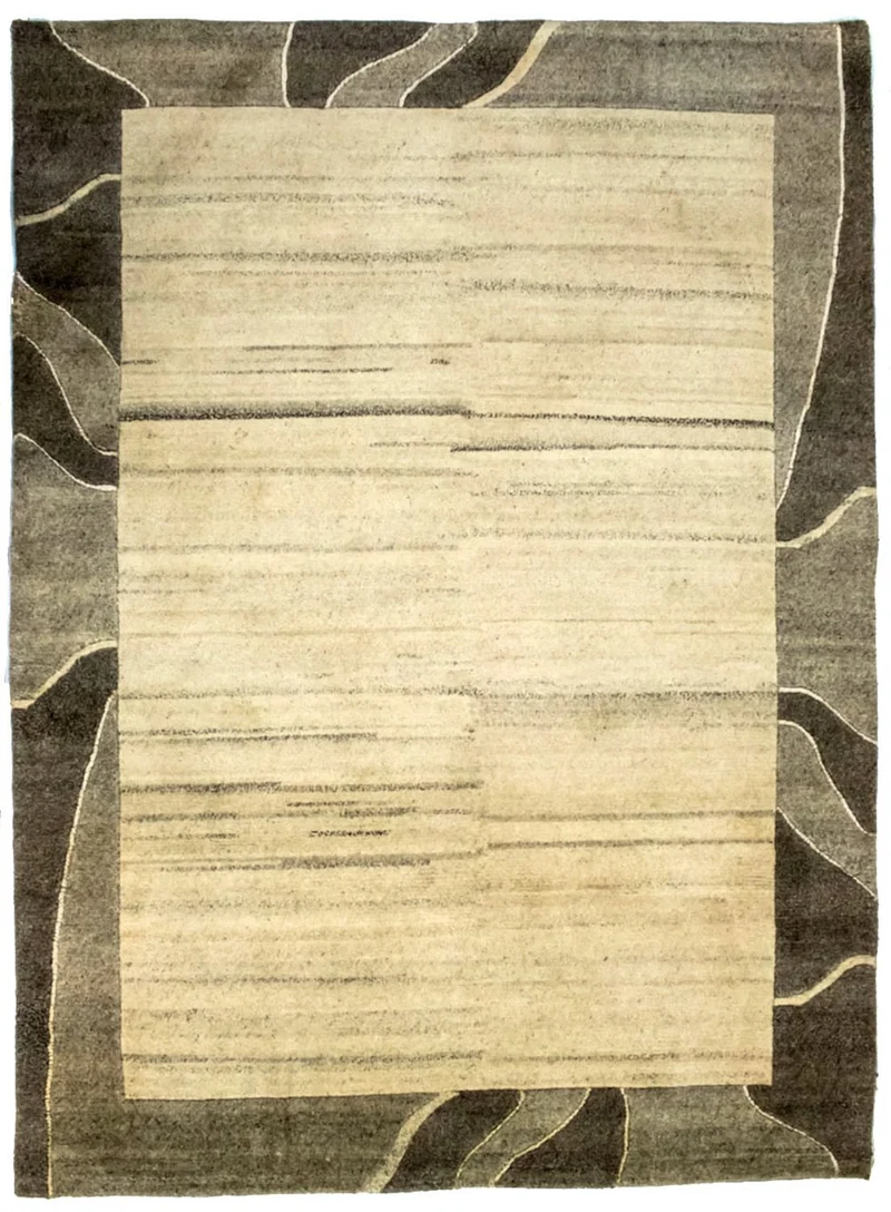 Nepal Teppich 144x198cm - Wollteppich - mehrfarbig