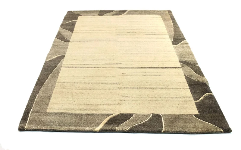 Nepal Teppich 144x198cm - Wollteppich - mehrfarbig