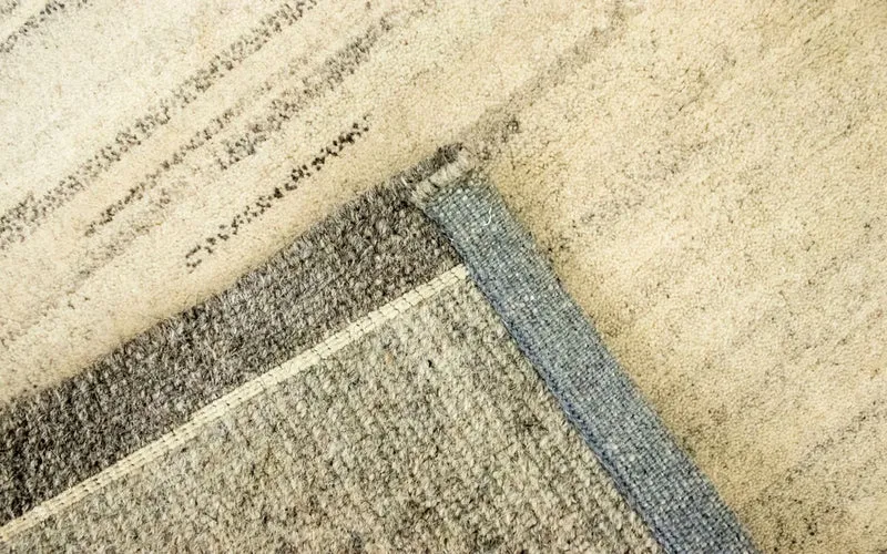 Nepal Teppich 144x198cm - Wollteppich - mehrfarbig