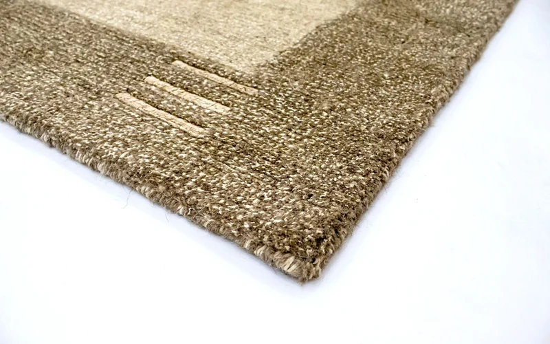 Nepal Teppich 125x182cm - Wollteppich - mehrfarbig