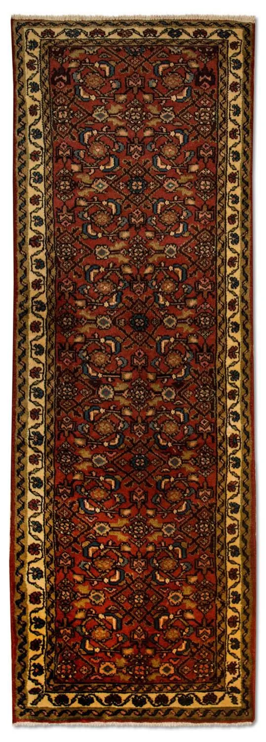 Hosseinabad Teppich 64x294cm - Perserteppich - rot