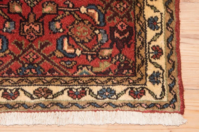 Hosseinabad Teppich 64x294cm - Perserteppich - rot
