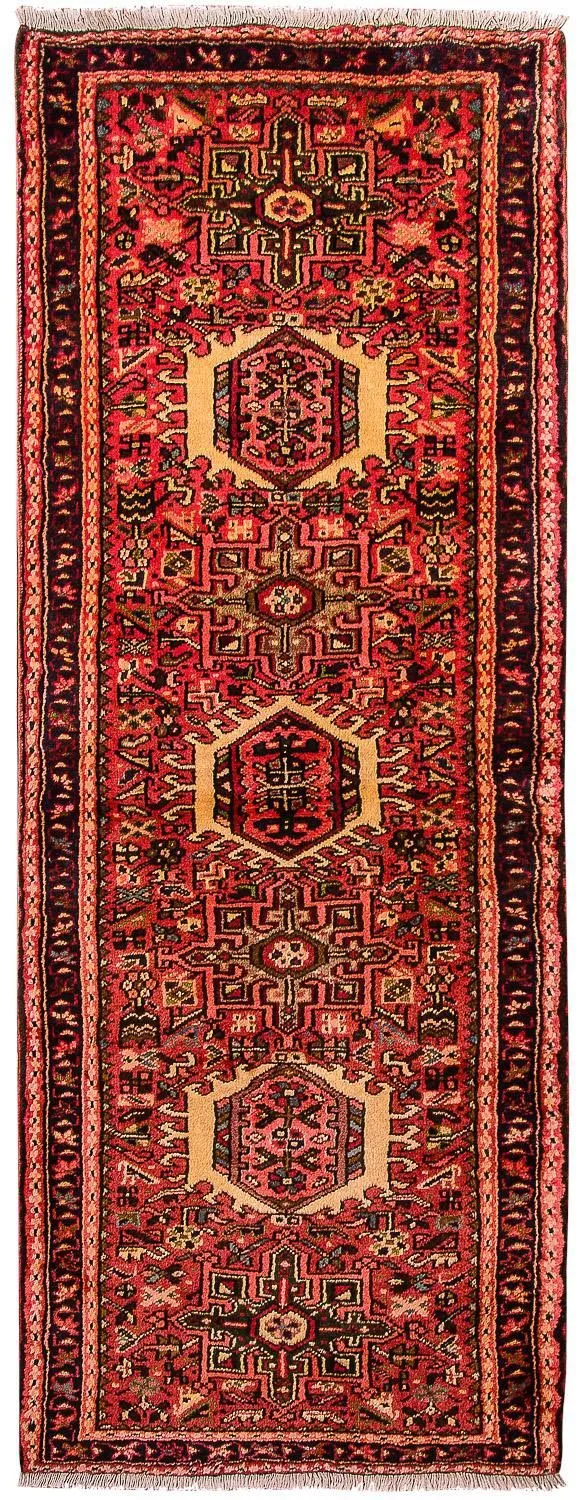 Hosseinabad Teppich 75x197cm - Perserteppich - rot