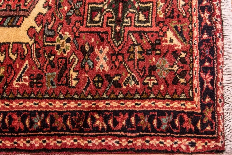 Hosseinabad Teppich 75x197cm - Perserteppich - rot