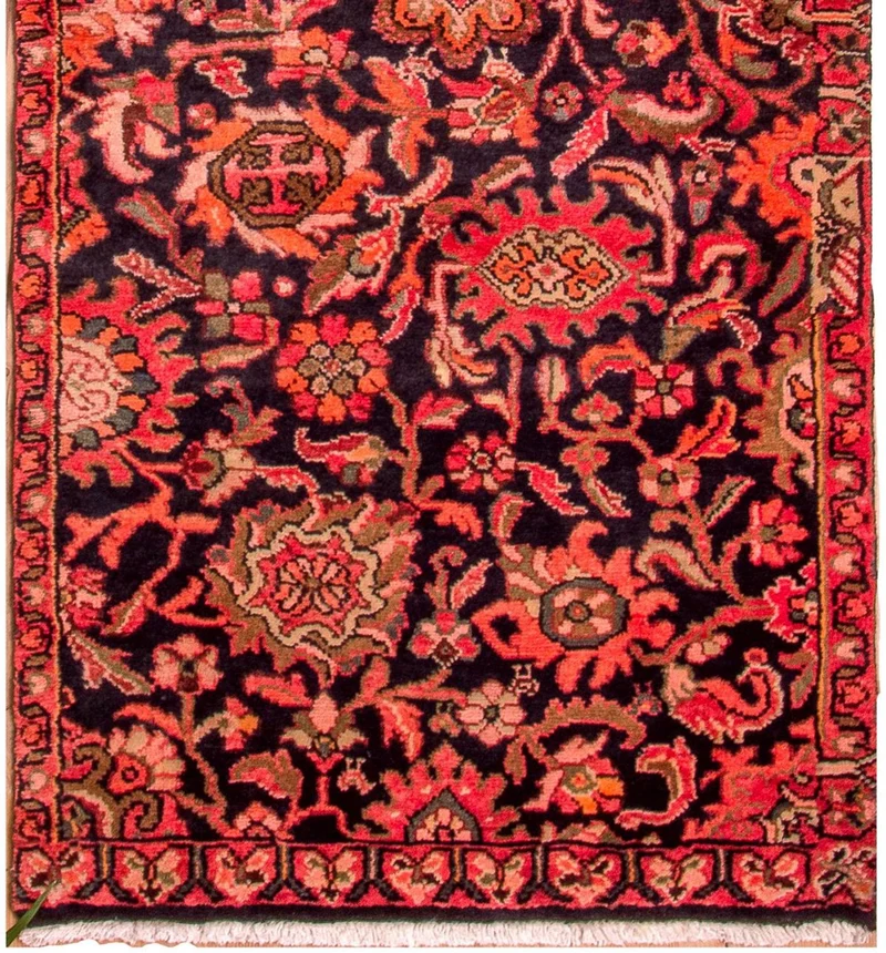 Nahavand Teppich 85x187cm - Perserteppich - dunkelblau