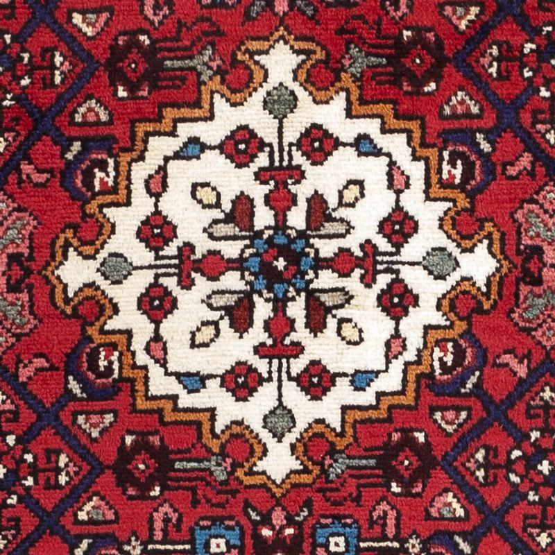 Farahan Teppich 65x139cm - Perserteppich - dunkelrot