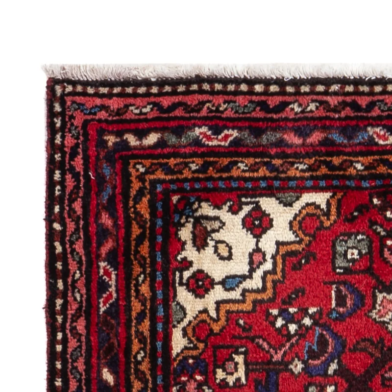 Farahan Teppich 65x139cm - Perserteppich - dunkelrot