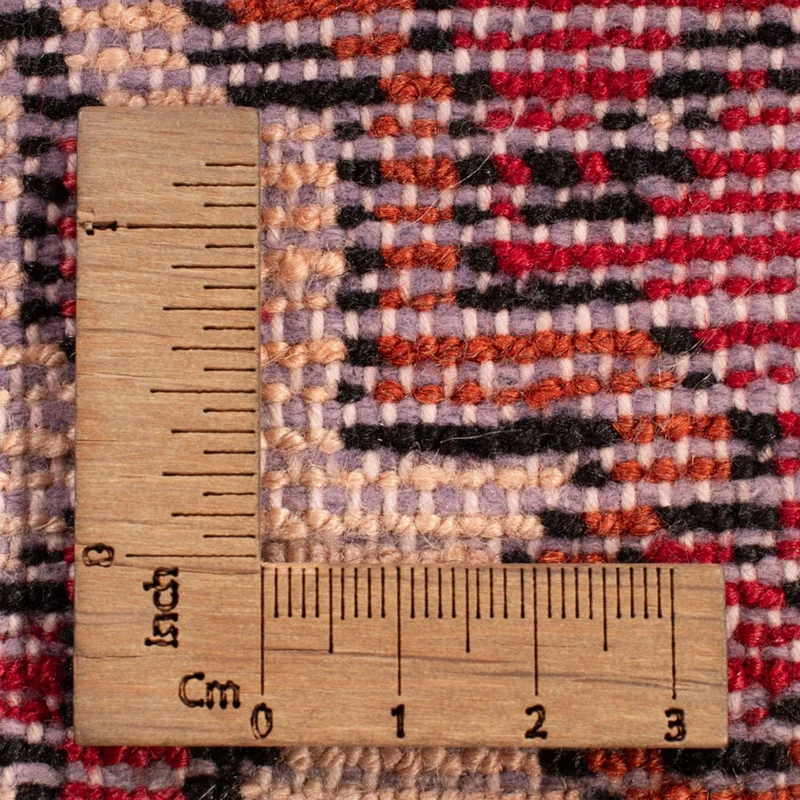 Farahan Teppich 65x139cm - Perserteppich - dunkelrot