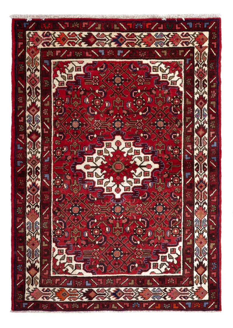 Malayer Teppich 107x153cm - Perserteppich - terrakotta