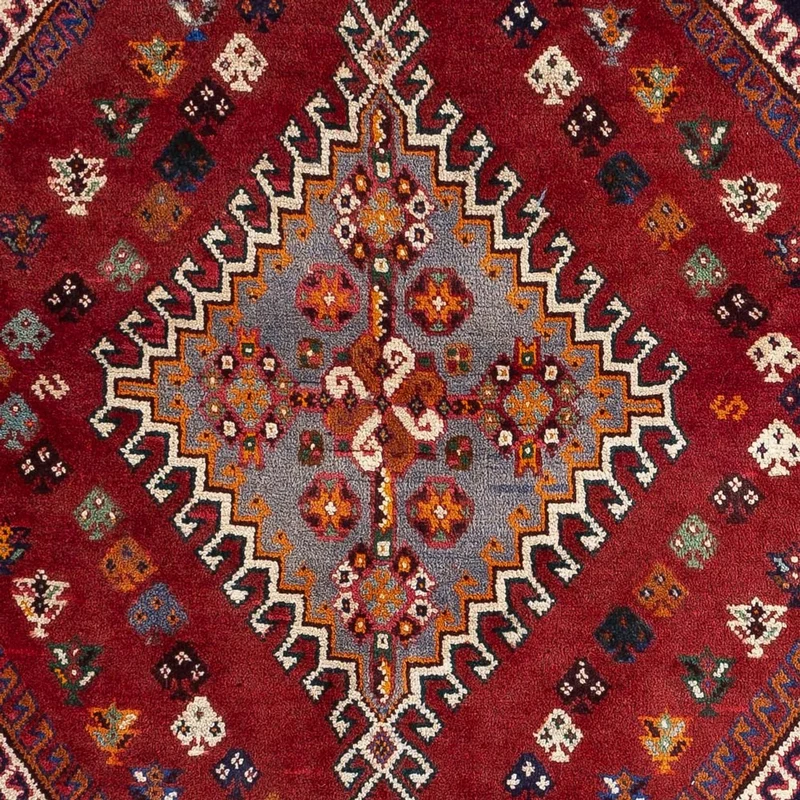 Shiraz Teppich 116x158cm - Perserteppich - terrakotta