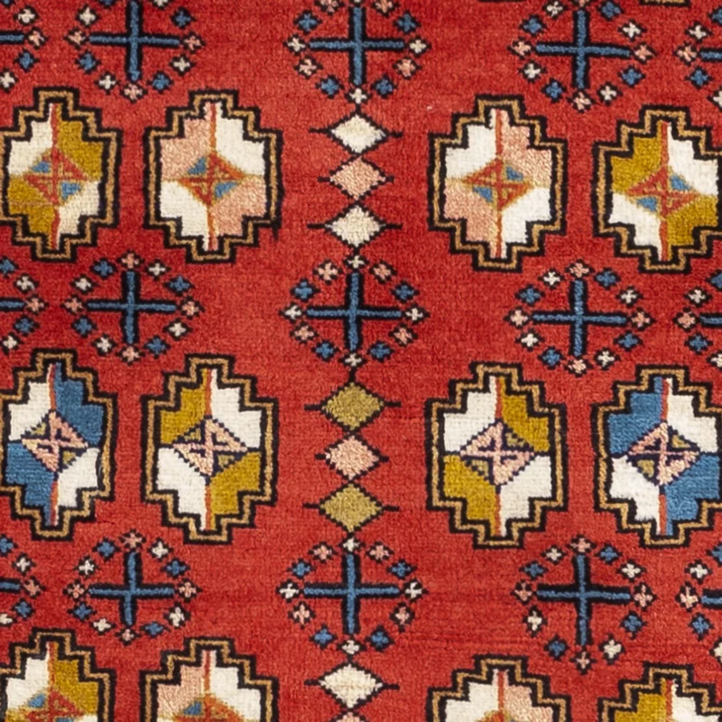 Perserteppich - Nomadic - 64 x 130 cm - mehrfarbig