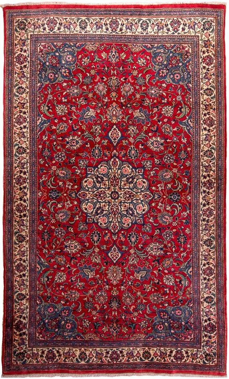 Sarough Teppich 130x215cm - Perserteppich - rot