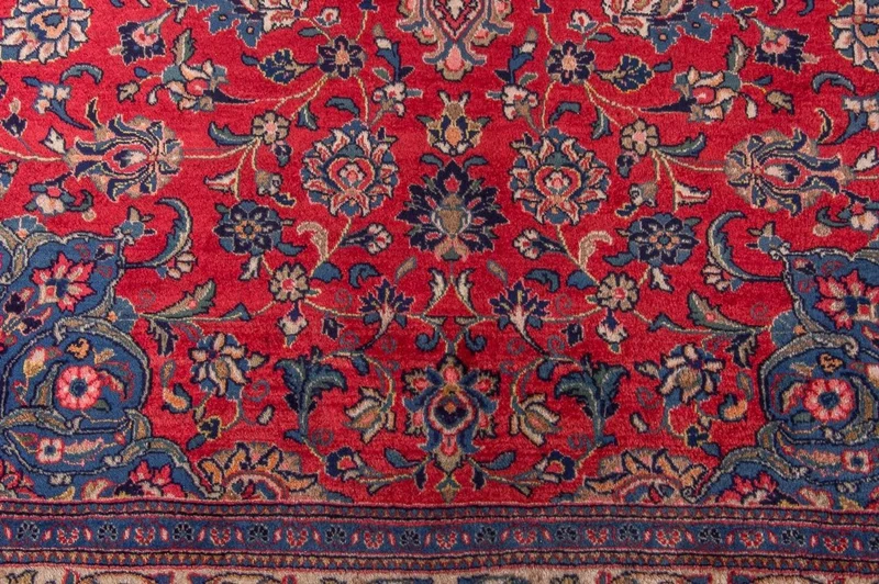 Sarough Teppich 130x215cm - Perserteppich - rot