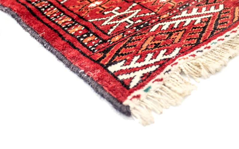 Turkaman Teppich 100x124cm - Orientteppich - türkis