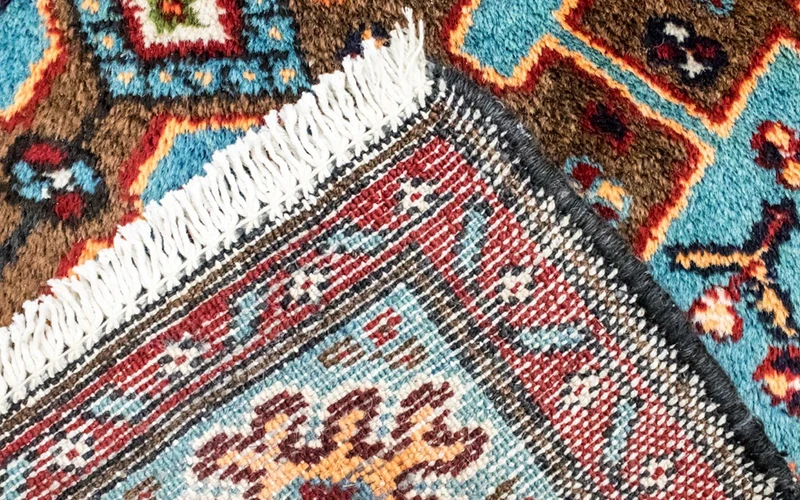 Nahavand Teppich 130x199cm - Perserteppich - blau