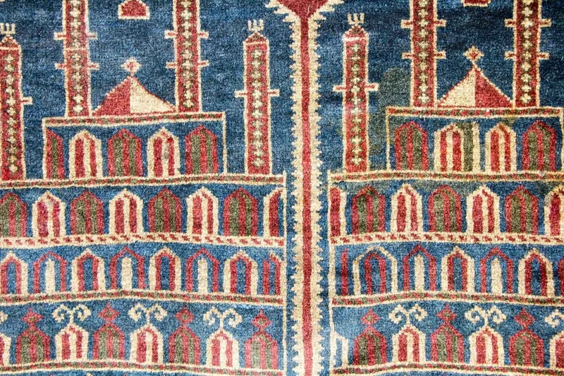 Belutsch Teppich 104x135cm - Orientteppich - mehrfarbig