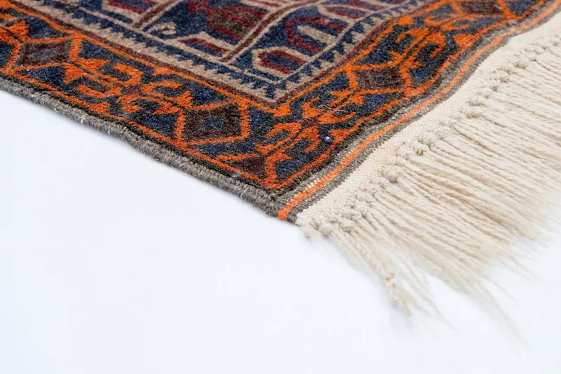 Belutsch Teppich 104x135cm - Orientteppich - mehrfarbig