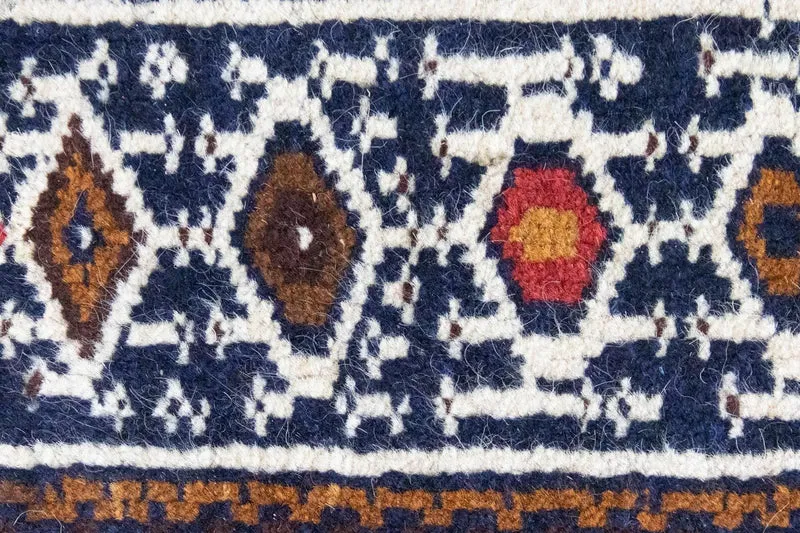 Belutsch Teppich 69x110cm - Orientteppich - blau