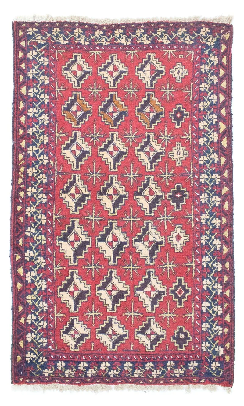 Belutsch Teppich 80x131cm - Orientteppich - rot