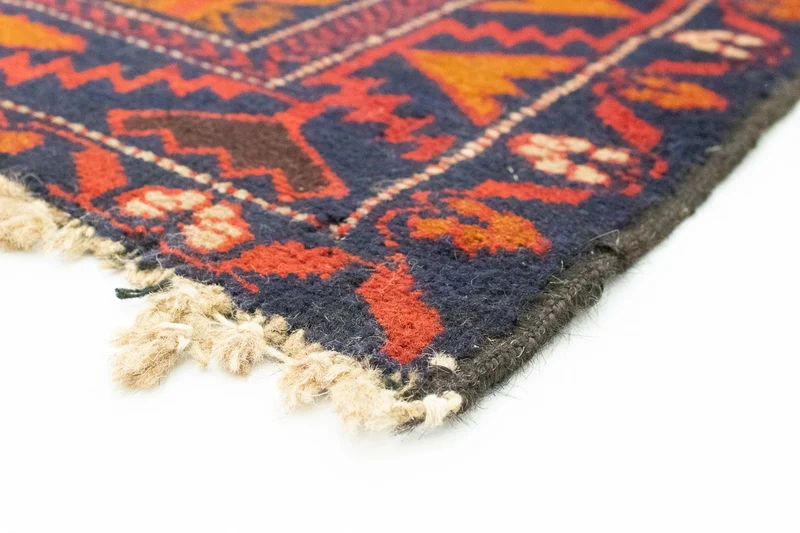 Belutsch Teppich 83x133cm - Orientteppich - blau