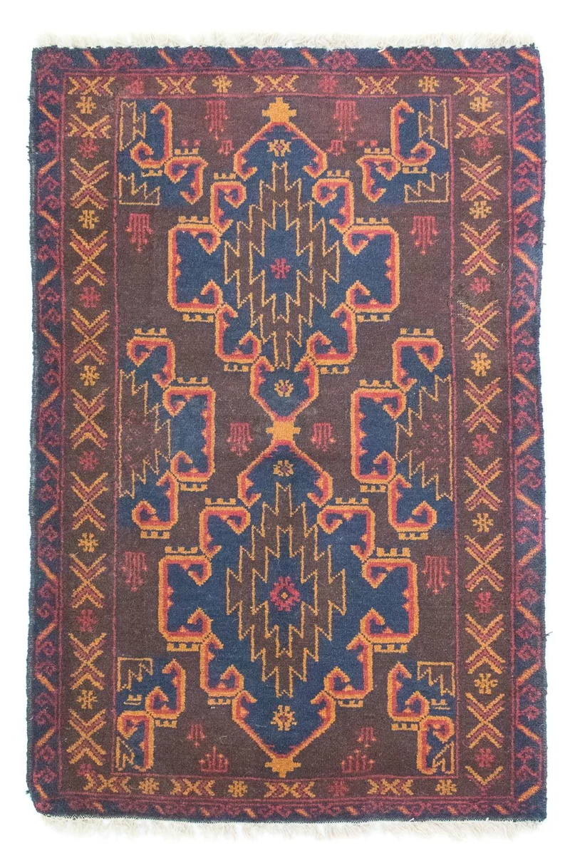 Belutsch Teppich 87x131cm - Orientteppich - braun