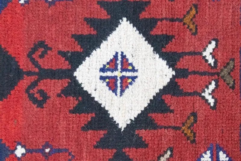 Belutsch Teppich 77x128cm - Orientteppich - rot
