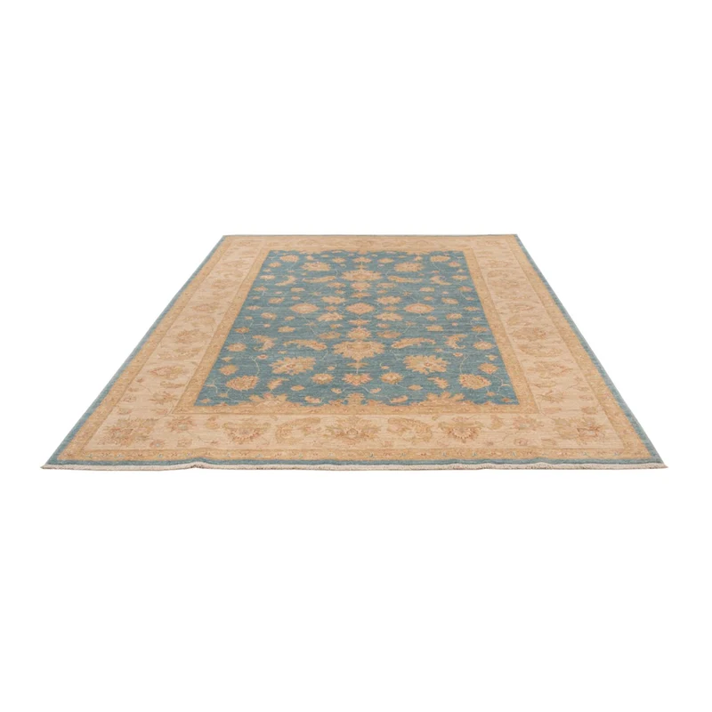 Ziegler Teppich 202x301cm - Orientteppich - hellblau