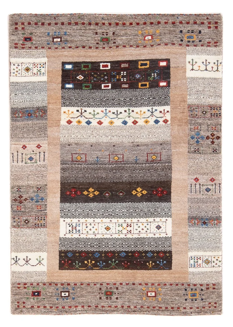 Loribaft Teppich Perser 83x127cm - Orientteppich - mehrfarbig