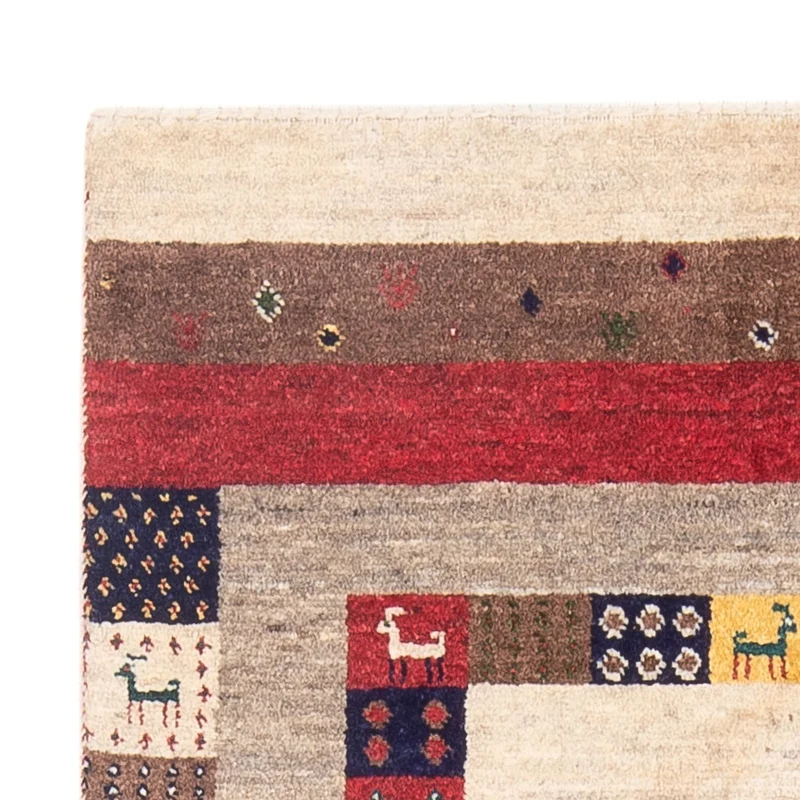 Loribaft Teppich Perser 83x122cm - Orientteppich - mehrfarbig