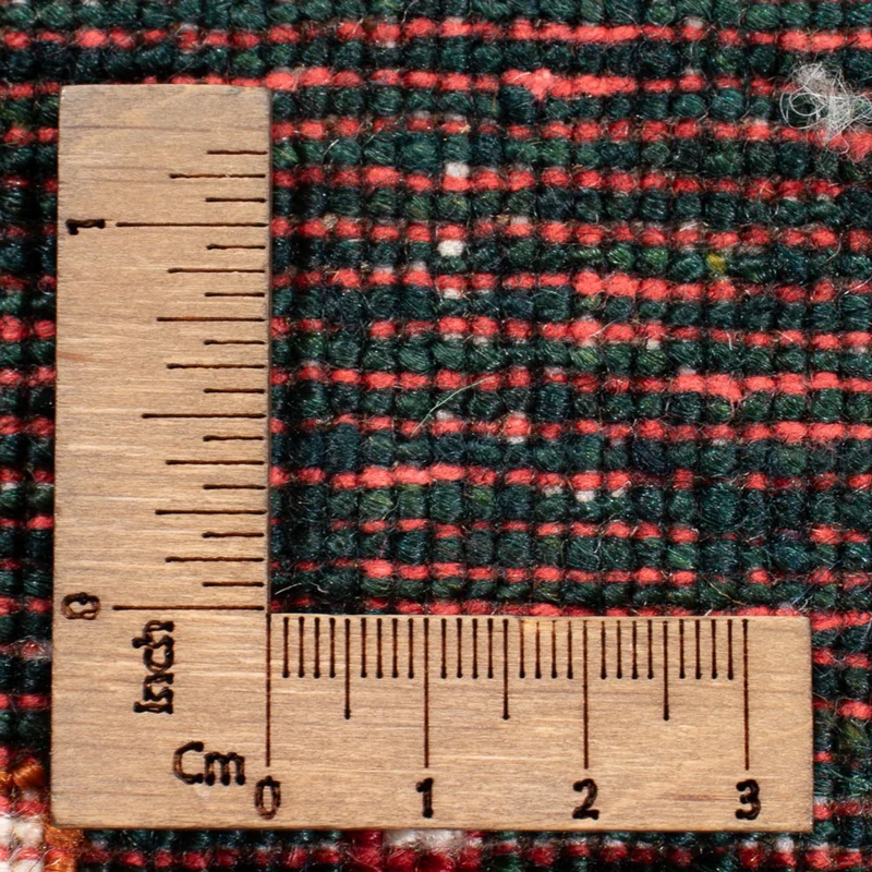 Loribaft Teppich Perser 85x136cm - Orientteppich - dunkelgrün