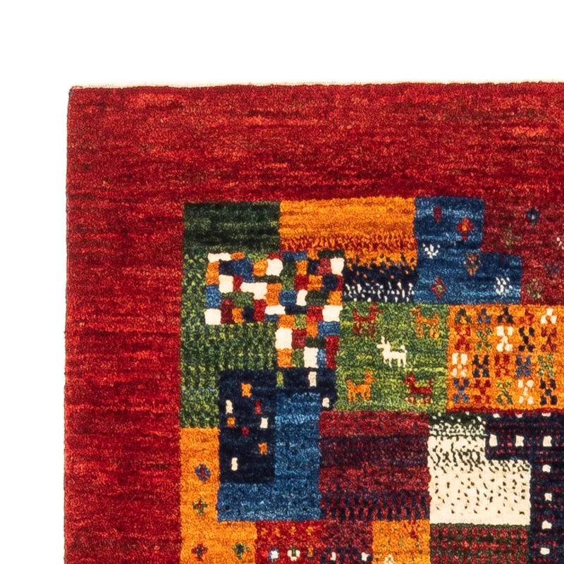 Loribaft Teppich Perser 87x120cm - Orientteppich - mehrfarbig