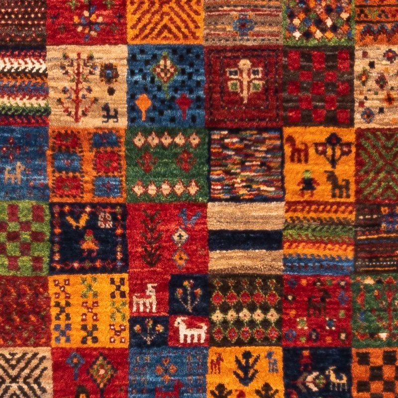 Gabbeh Teppich - Loribaft Perser - Royal - 80 x 124 cm - mehrfarbig