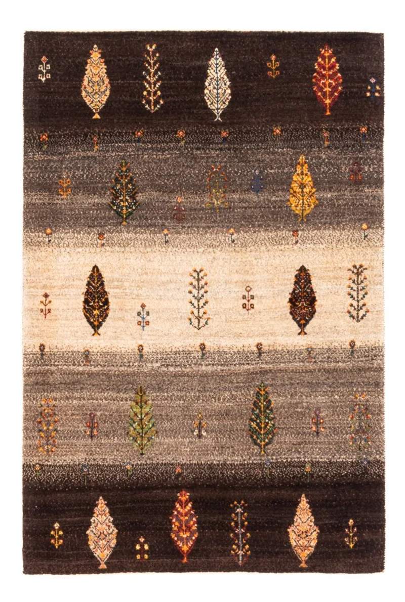 Loribaft Teppich Perser 88x125cm - Orientteppich - grau