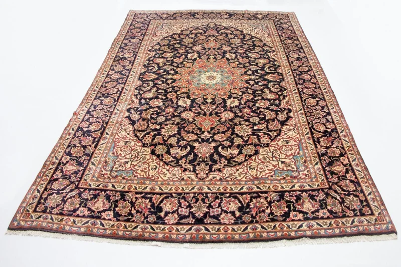Najafabad Teppich 295x412cm - Perserteppich - dunkelblau