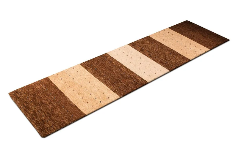 Gabbeh Teppich Indus 82x302cm - Wollteppich