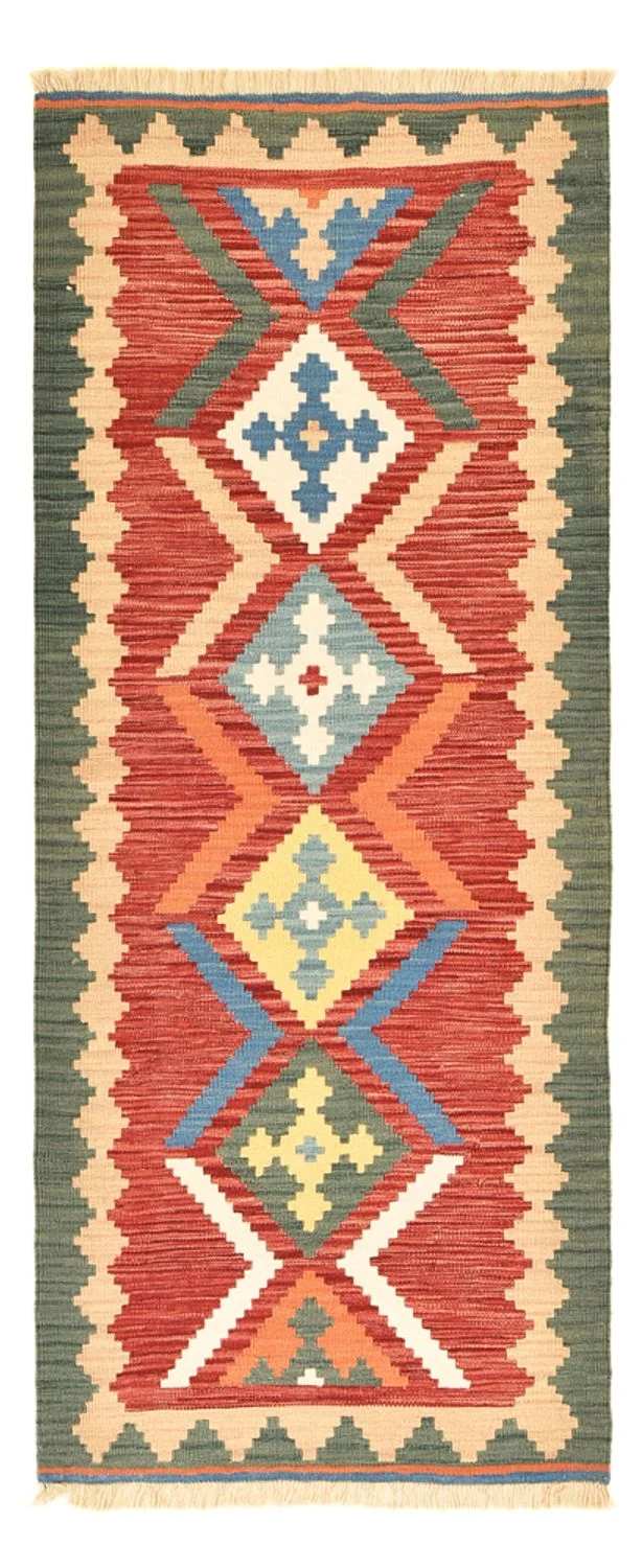 Kelim Fars Teppich 84x213cm - mehrfarbig