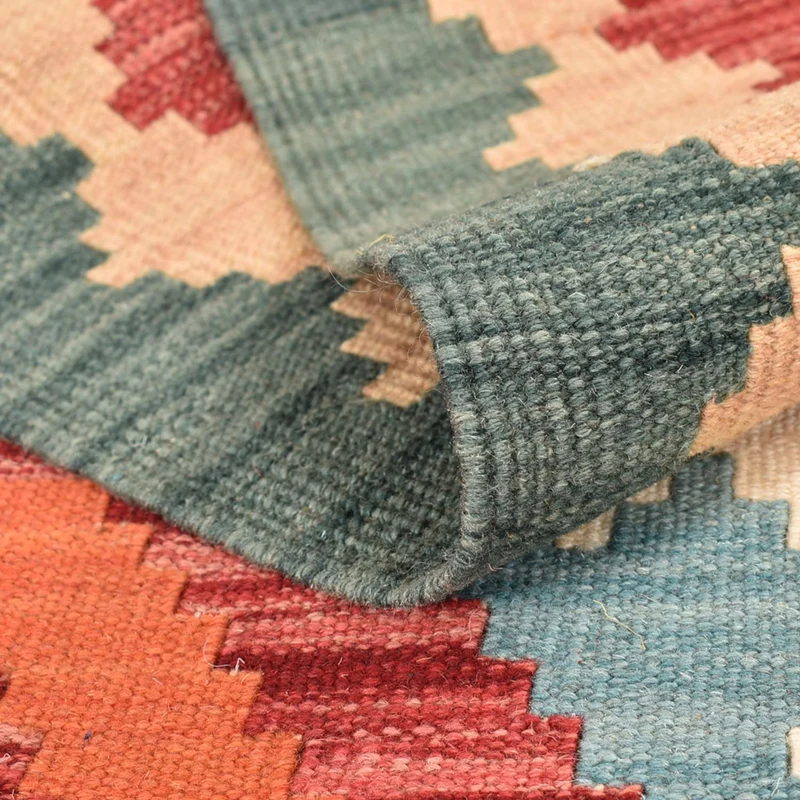 Kelim Fars Teppich 84x213cm - mehrfarbig