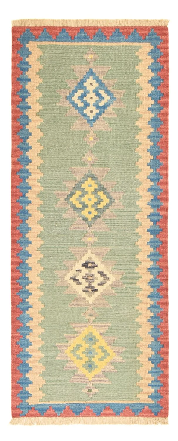 Kelim Fars Teppich 84x204cm - mehrfarbig