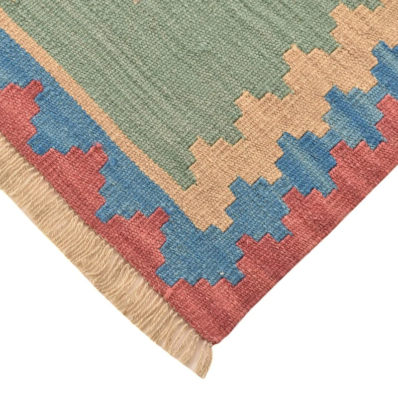 Kelim Fars Teppich 84x204cm - mehrfarbig