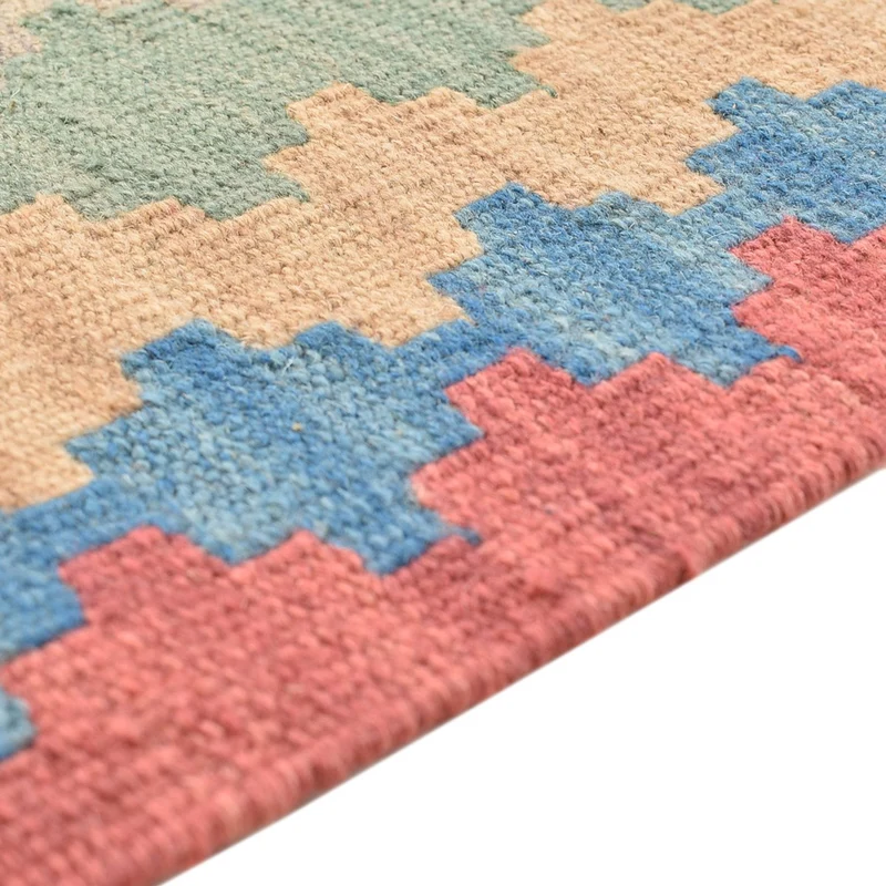 Kelim Fars Teppich 84x204cm - mehrfarbig